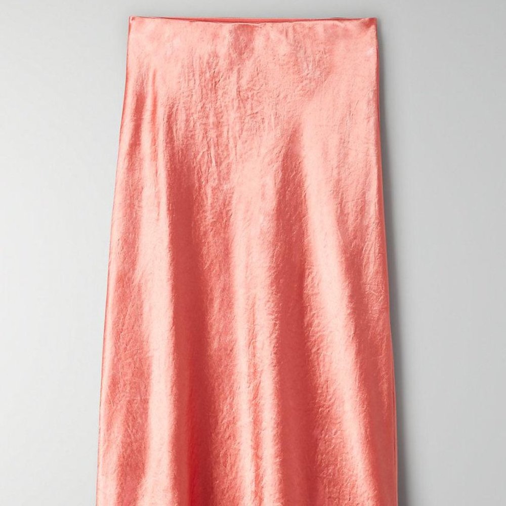 NWT Babaton Slip Skirt, Size 2, Pink - Picture 1 of 5